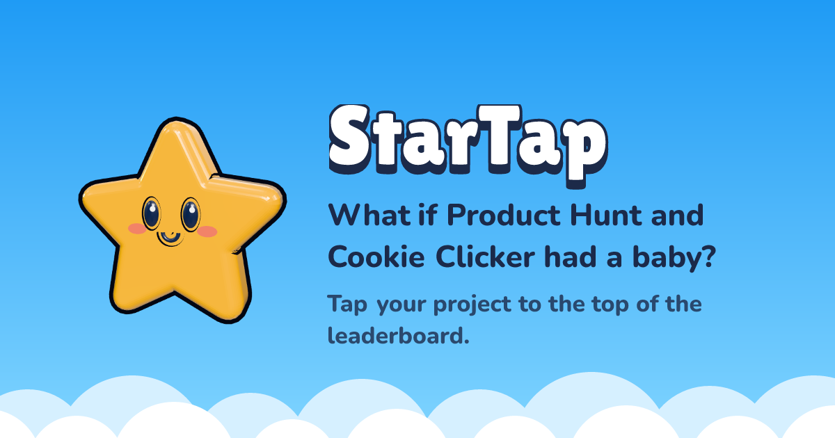 StarTap: tap your project to the top